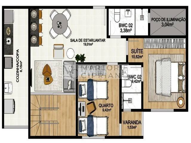Apartamento, 2 quartos, 124 m² - Foto 3