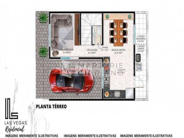 Casa de Condomínio, 3 quartos - Foto 3