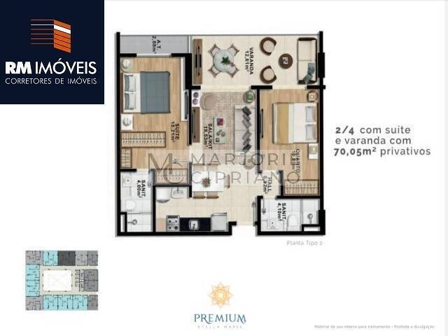 Apartamento, 1 quarto, 46 m² - Foto 9