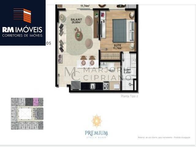 Apartamento, 2 quartos, 70 m² - Foto 11