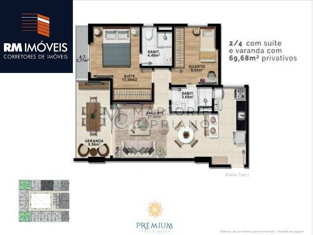 Apartamento, 2 quartos, 70 m² - Foto 13